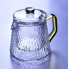 Чайник заварник стеклянный жаростойкий Handblown Ручная работа 550 мл (608)
