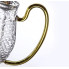 Чайник заварник стеклянный жаростойкий Handblown Лепестки 500 мл (607)