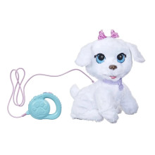 Интерактивная музыкальная игрушка Щенок ГоГо Hasbro FurReal GoGo на рулетке Белый (F1971)