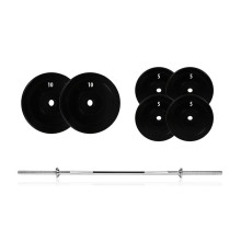 Штанга наборная+гриф прямой 1800 х 28 мм NEO-SPORT (49 кг)