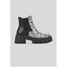 Кожаные ботинки (челси) на байке с принтом VM-Villomi Весна/Осень р.37 (astra67)