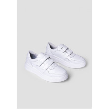 Белые кеды (кроссовки) VM-Villomi Натуральная кожа/Липучки р.36 (Lusi15)