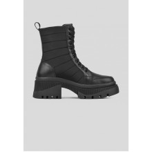 Высокие Ботинки (берцы) на байке VM-Villomi Натуральная Кожа/Дайвинг р.36 (astra66)