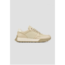 Бежевые кроссовки (кеды) VM-Villomi Натуральная кожа/Перфорация р.36 (om26)