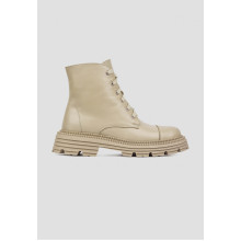 Светлые кожаные ботинки на байке VM-Villomi Весна/Осень р.40 (vm-astra39)