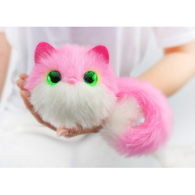 Интерактивная мягкая игрушка кошечка Помсис Пинки Skyrocket Pomsies Cat Pinky (01882)