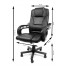 Кресло офисное Prezydent NEO С355 Оригинал до 120 кг Black (ЭKO-кожа)