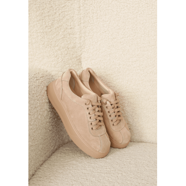 Стильные замшевые кеды VM-Villomi Украина Пудра р.38 (vm-00612n)