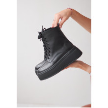 Ботинки черные Весна/Осень на байке VM-Villomi Натуральная Кожа р.36 (astra71ch)