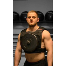 Жилет утяжелительный спортивный (обвеситель) MegaShape LITE Black 20 кг (WVLT-20) Жилет утяжелительный спортивный (обвеситель) MegaShape LITE Black 20 кг (WVLT-20)