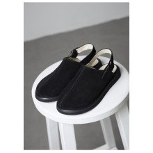 Туфли на широкую ножку с пряжкой VM-Villomi Натуральная замша/кожа р.40 (07903ch)