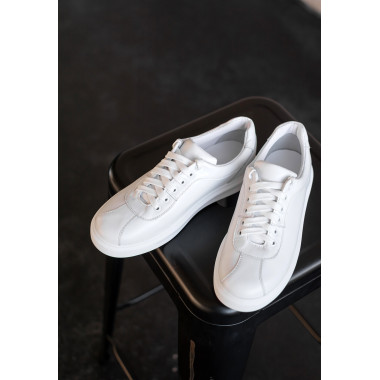 Белые кожаные кеды VM-Villomi City Украина р.36 (vm-00612b)