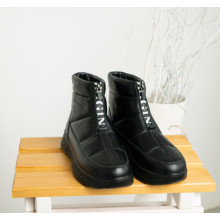 Ботинки-дутики черные на овчине Зима VM-Villomi Натуральная Кожа р.39 (lusi23)